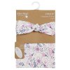 19C222: Baby Girls Floral Headband & Swaddle Wrap Set (0-6 Months)