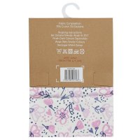 19C222: Baby Girls Floral Headband & Swaddle Wrap Set (0-6 Months)