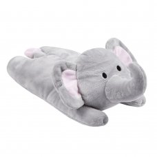 19C230: Baby Luxury Plush Blanket With Elephant Toy-Pink