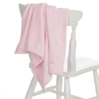 19C237: Baby Luxury Plain Plush Roll Blanket-Pink