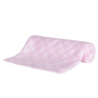 19C246: Baby Soft Fleece Roll Blanket- Pink (75 x 75 cm)