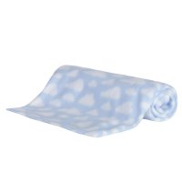 19C247: Baby Soft Fleece Roll Blanket- Sky (75 x 75 cm)