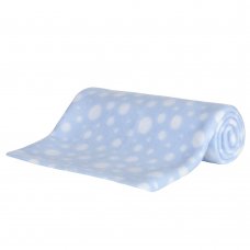 19C247: Baby Soft Fleece Roll Blanket- Sky (75 x 75 cm)