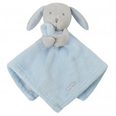 19C253: Baby Novelty Bunny Comforter-Sky