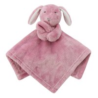 19C260: Baby Novelty Bunny Comforter-Dusky Pink