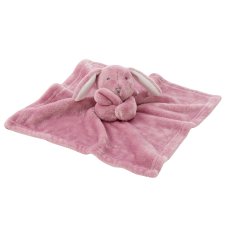 19C260: Baby Novelty Bunny Comforter-Dusky Pink