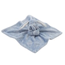 19C262: Baby Novelty Bunny Comforter-Dusky Blue