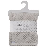 19C270: Baby Grey Waffle Wrap/Shawl