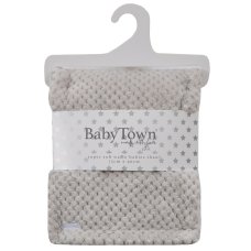 19C270: Baby Grey Waffle Wrap/Shawl
