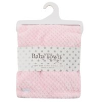 19C274: Baby Pink Waffle Wrap/Shawl