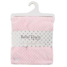 19C274: Baby Pink Waffle Wrap/Shawl