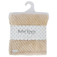 19C279: Baby Toffee Waffle Wrap/Shawl