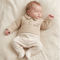 BIS-2020-2590: Baby Mock 2 Piece All In One - Koala (NB-6 Months)