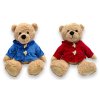 30423-10: 25CM BILLIE BEAR WITH DUFFLE COAT (2 COLOURS)