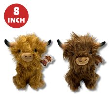31007-8: 20CM Hamish & Hetty Highland Cow (2 COLOURS)