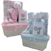 3181PB: Baby 5 Piece Luxury Basket Gift Set (0-3 Months)