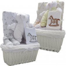 3181WL: Baby 5 Piece Luxury Basket Gift Set (0-3 Months)