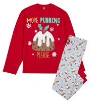 31B1638: Mens Christmas Pudding Pyjama (S-XL)