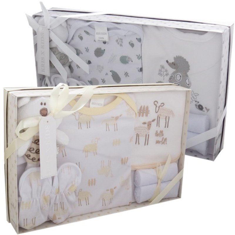 3294WC: 7 Piece Luxury Boxed Gift Set (0-3 Months)