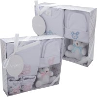 3331PB: 5 Piece Luxury Boxed Gift Set (0-3 Months)