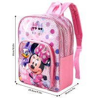 10297-1666: Minnie Mouse Deluxe Backpack