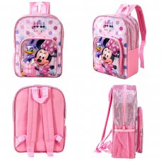 10297-1666: Minnie Mouse Deluxe Backpack