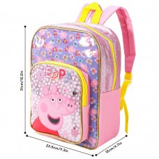10297-1663 (24595): Peppa Pig Deluxe Backpack