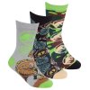 42B838: Kids Jurassic World 3 Pack Cotton Rich Design Ankle Socks (Assorted Sizes)