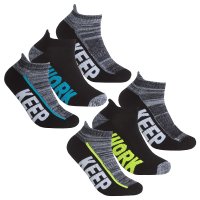 42B719: Boys 3 Pair Sport Trainer Liner Socks (Assorted Sizes)