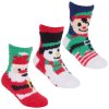 42B829: Kids 1 Pair Christmas Cosy Socks With Grippers