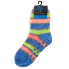 42B831: Boys 2 Pack Cosy Socks With Grippers