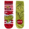 42B834: Kids Christmas Grinch 1 Pair Cosy Socks With Grippers