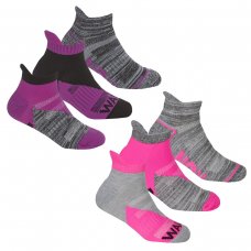 43B610: Girls 3 Pack Sport Trainer Liner Socks  (Assorted Sizes)