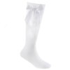 Girls 1 Pair Knee High Socks With Bow-White
