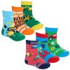 44B1003: Baby Boys 3 Pack Cotton Rich Design Ankle Socks (Assorted Sizes)