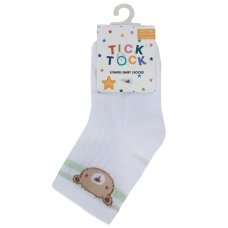 44B1046: Baby Bear 5 Pack Sport Socks (Assorted Sizes)