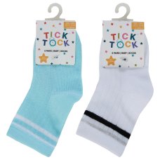 44B1047: Baby Boys 5 Pack Sport Socks (Assorted Sizes)