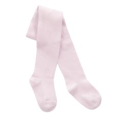 45B159: Baby Girls Cotton Rich Plain Pink Tights (0-24 Months)