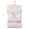 45B159: Baby Girls Cotton Rich Plain Pink Tights (0-24 Months)