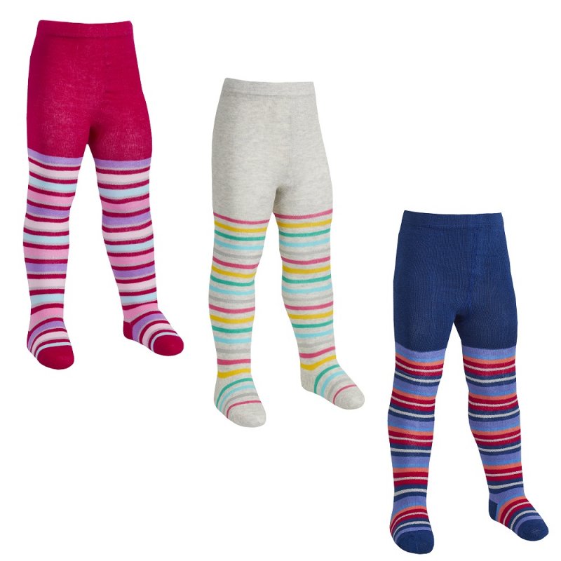 45B117 Baby Girls Cable Tights By Tick Tock 