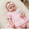 BIS-2120-6281: Baby Dress, Pant & Headband Set  (6-24 Months)