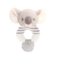 SE6904-Koala: 14cm Keeleco Cozy Koala Ring Rattle (100% Recycled)