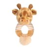 SE6904-Giraffe: 14cm Keeleco Huggy Giraffe Ring Rattle (100% Recycled)