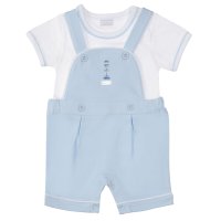 8007A: Baby Boys Top & Dungaree Outfit (0-9 Months)