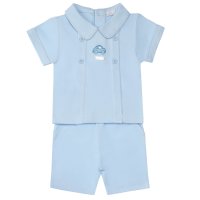 8017B: Baby Boys Polo Top & Short Outfit (9-24 Months)