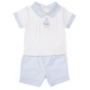 8033A: Baby Boys Polo Top & Short Outfit (0-9 Months)
