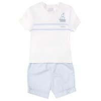 8034A: Baby Boys T-Shirt & Short Outfit (0-9 Months)