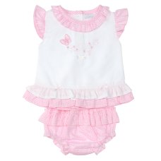 8040B: Baby Girls Top & Jam Pant Outfit (9-24 Months)