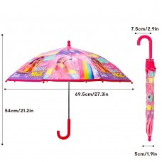 9525: Kids Barbie Umbrella