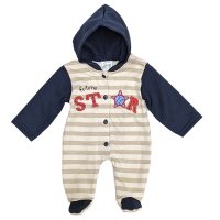 A08: Baby "Future Star" Hooded All In One (0-9 Months)